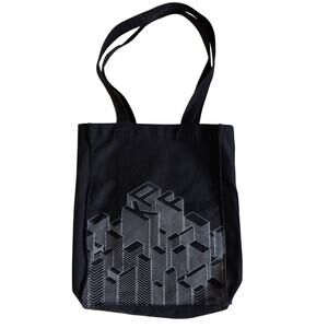 KPF‎ Kohn Pedersen Fox Architecture Black Canvas Graphic Tote Bag